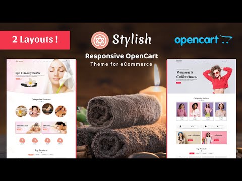 Stylish - Spa & Fashion - Responsive OpenCart Theme for eCommerce - installation