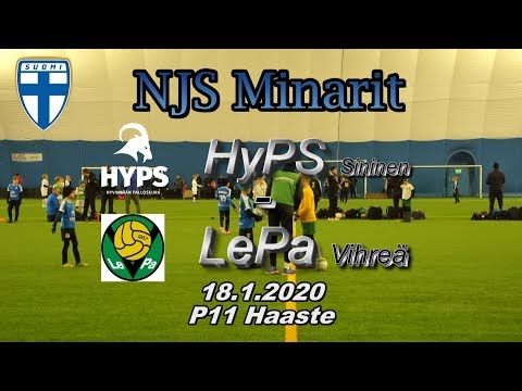 NJS Minarit P11 HyPS Sininen vs LePa Vihreät 18.11.2020