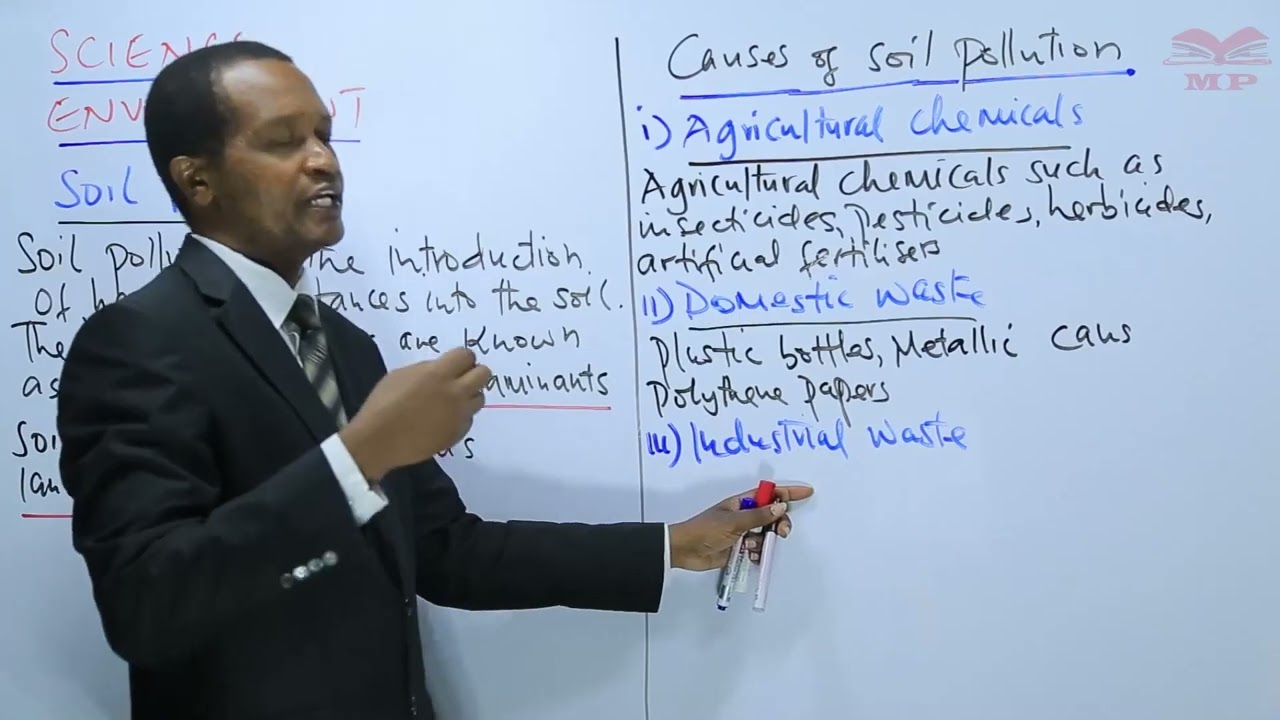 causes of soil pollution
