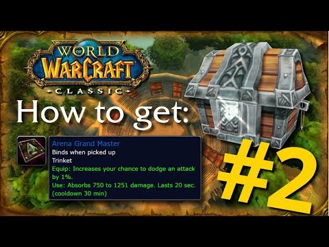 The Arena Grand Master Trinket - How to get it in Classic World of Warcraft - PvP Trinkets Ep.2