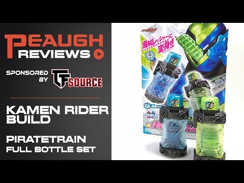 Video Review: Kamen Rider Build PIRATE TRAIN Full Bottle Set