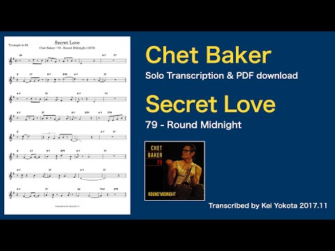 Secret Love - Chet Baker