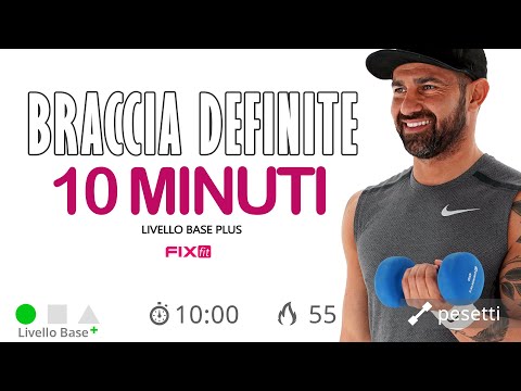 Esercizi Braccia e Spalle Toniche e a Casa in 10 Minuti