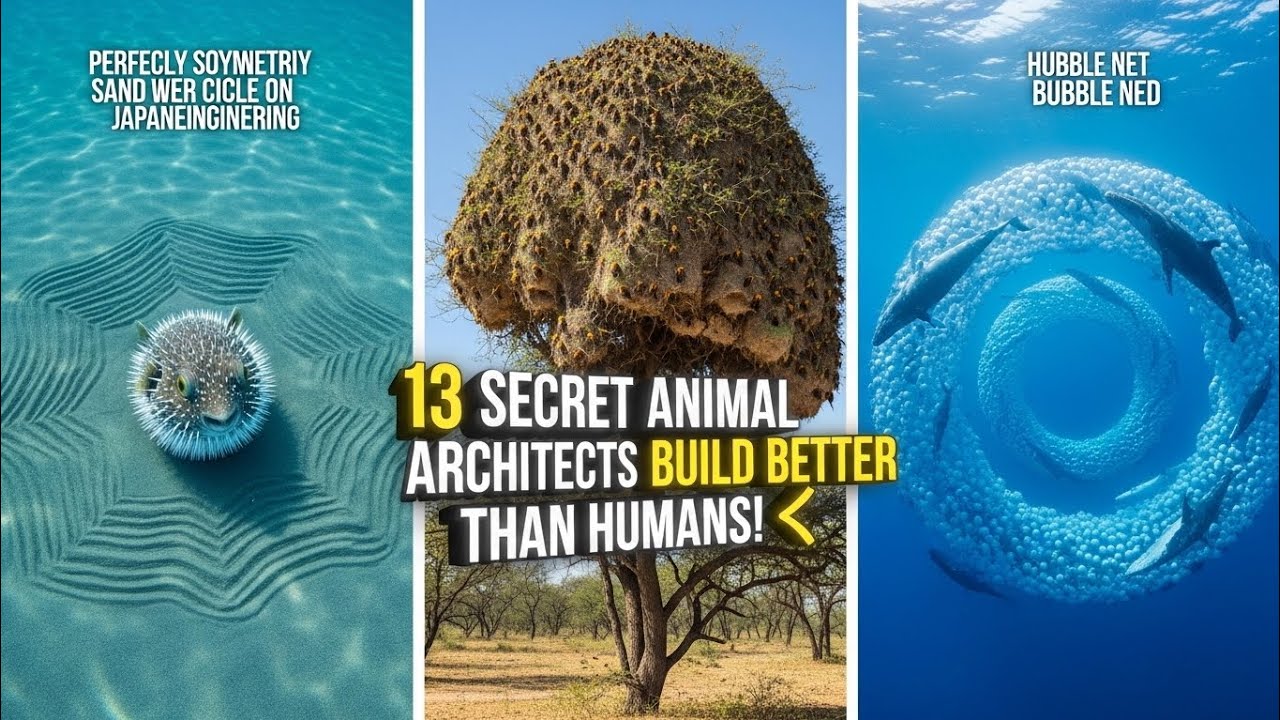 13 Secret Animal Architects Who Build Better Than Humans! 🏗️🐾@PawCareAmerica 