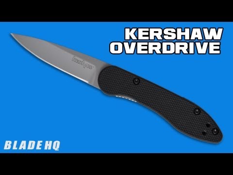 Kershaw Overdrive OD-2 Flipper Liner Lock Knife (2.25" Bead Blast) 1770