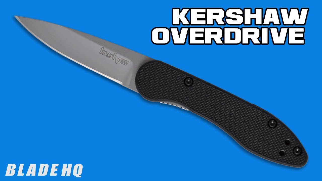 Kershaw Overdrive OD-2 Flipper Liner Lock Knife (2.25" Bead Blast) 1770