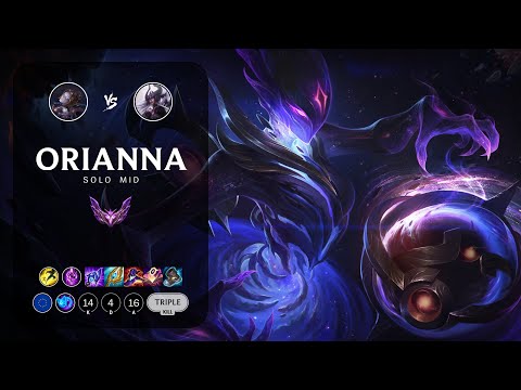 Orianna Mid vs Syndra - EUW Master Patch 13.1