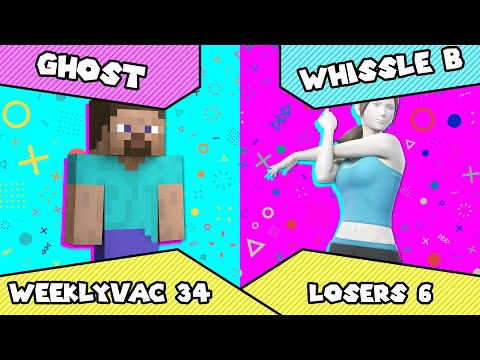 WeeklyVAC 34 - SSBU - Ghost (Steve) vs Whissle B (Wii Fit Trainer)