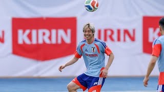 中野就斗、初の日本代表で受けた熱烈な声援…「ピッチで恩返ししたい」🇯🇵🔥#日本代表 #中野就斗 #田中聡 #サンフレッチェ広島 #ベネズエラ戦 #キリンチャレンジカップ #サッカー日本代表 #SAMU