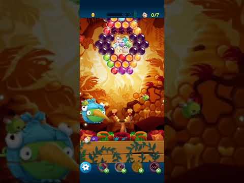Angry birds pop bubble shooter level 123 3 STARS NO BOOSTER