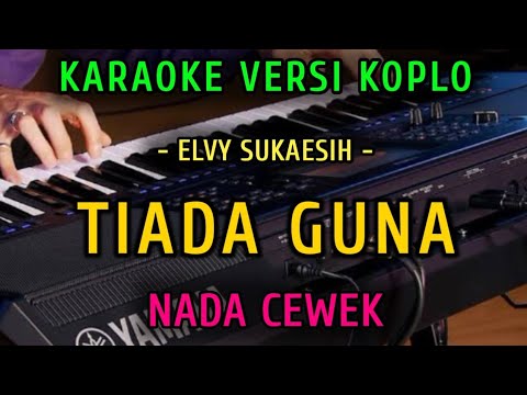 TIADA GUNA ~ ELVY SUKAESIH || KARAOKE NADA CEWEK || VERSI KOPLO