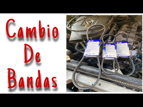 CAMBIANDO BANDAS DE SERPENTINA NISSAN FRONTIER 2.4L 2003