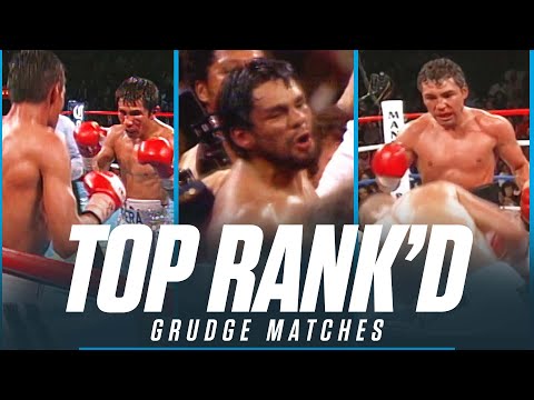 Ranking The Greatest Grudge Matches In Boxing | TOP RANK'D