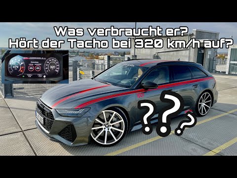 MTM Audi RS6 C8 mit 1001 PS - Was verbraucht er und hört der Tacho bei 320 km/h auf❓❓❓