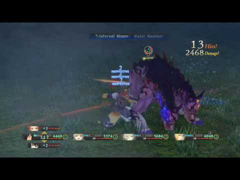 Tales of Berseria - Hybrid Solo/Tag Combo Run (Cerberus)