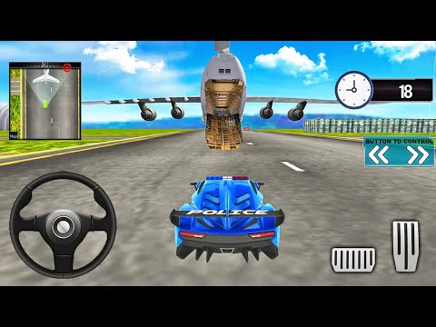 Police Car Transport Simulator 2021 - Cargo Plane Car Transporter - Android Gameplay