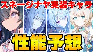【原神】星電導サポに星拡散！？スネージナヤ実装キャラの性能を戦闘ガチ勢達と予想していく！【Genshin Impact】