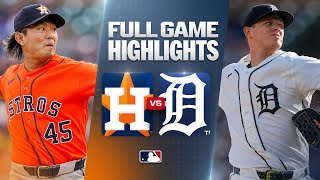 Detroit Tigers vs Houston Astros