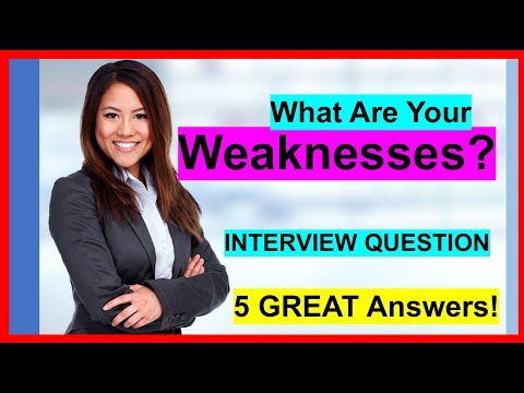 "What Are Your Weaknesses" INTERVIEW QUESTION (5つの回答例！) ("What Are Your Weaknesses" INTERVIEW QUESTION (5 Sample ANSWERS!))