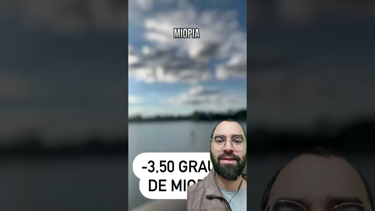 Como pessoas com problemas de visão enxergam 👀 #profgui #biologia #visão