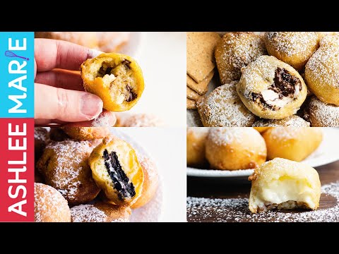 How to make batter dipped deep fried Oreos, Twinkies, Cookie Dough balls and Snickers