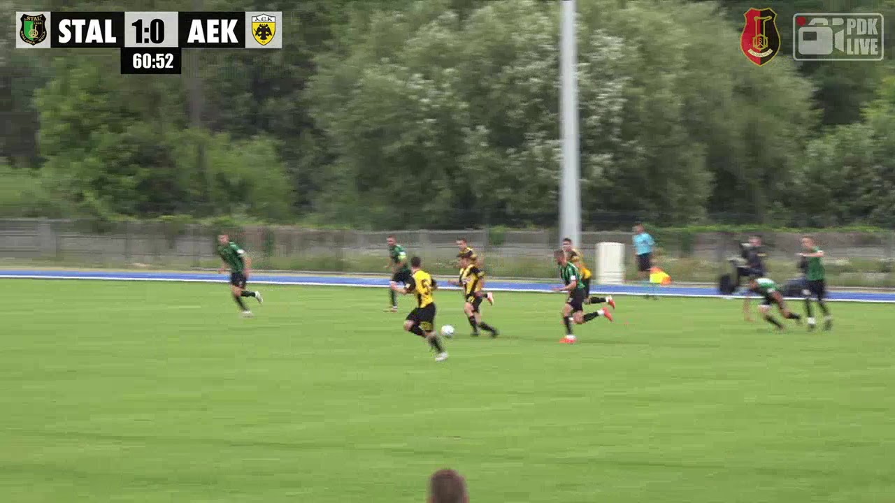 WIDEO: Stal Stalowa Wola - AEK Ateny 1-1 w sparingu [BRAMKI, SKRÓT MECZU]