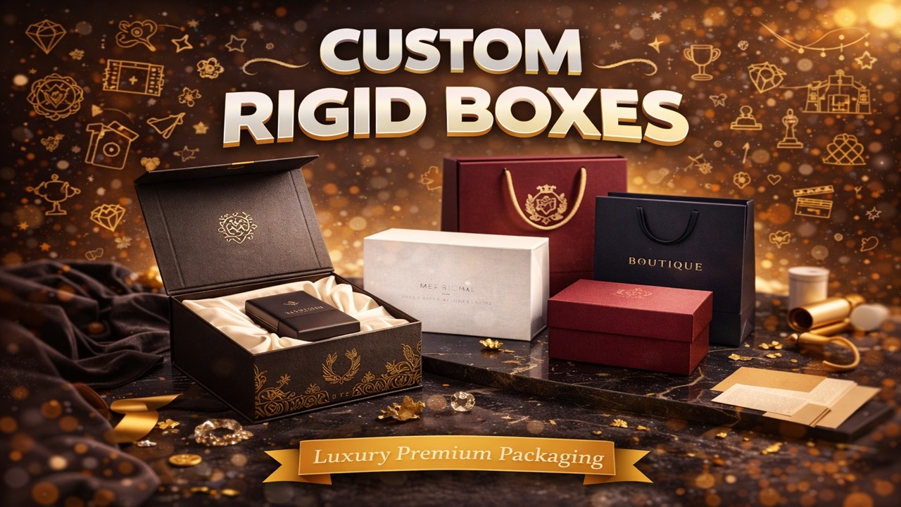 Custom Rigid Boxes – Luxury Rigid Packaging for Premium Brands | Apexio Packaging