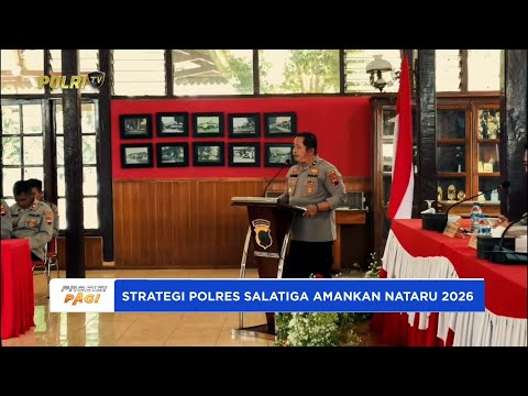 POLRES SALATIGA LAKSANAKAN LATPRAOPS LILIN CANDI 2025 STRATEGI JAMIN KEAMANAN NATARU 2025/2026