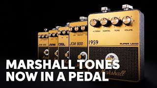 Video thumbnail for Marshall Distortion & Overdrive Pedals Demo | JCM800, Super Lead & More! by Sweetwater Soundcheck