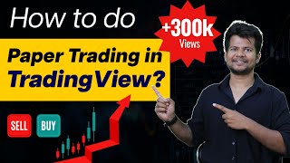 How to do Paper Trading in TradingView? | Live Demo of Paper Trading for Beginners | Trade Brains