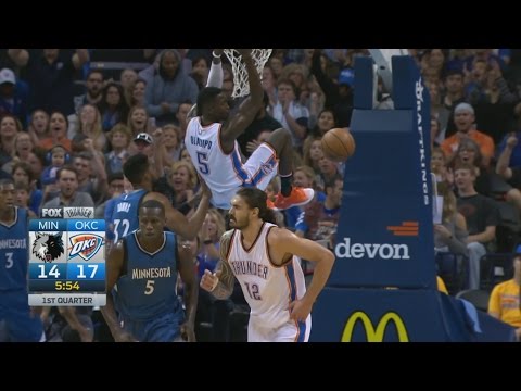 Victor Oladipo Two-Handed Slam | Timberwolves vs Thunder | November 5, 2016 | 2016-17 NBA Season