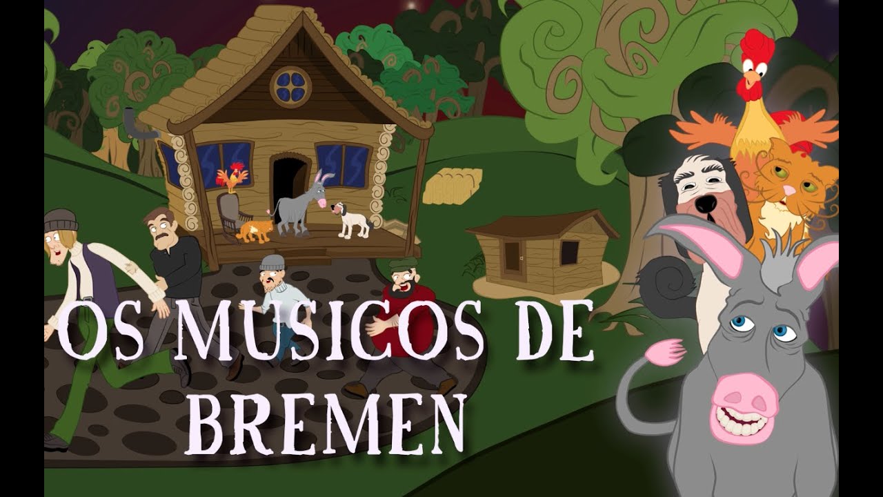 Os musicos de Bremen / Os Saltimbancos  em portugues