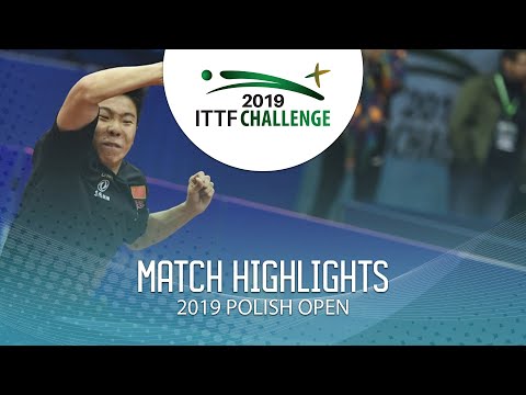 Xu Yingbin vs Samuel Mabey | 2019 ITTF Polish Open Highlights (Group)