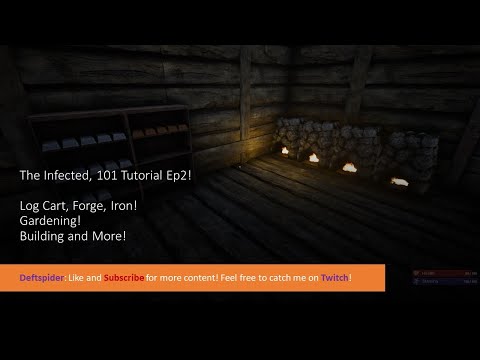 Survival 101 Guide: Ep2 Building, Forging, Gardening, The Infected Gameplay
