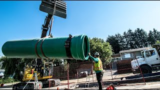 City of Surrey Sewer System Upgrade Project by Complete Utility Contractors