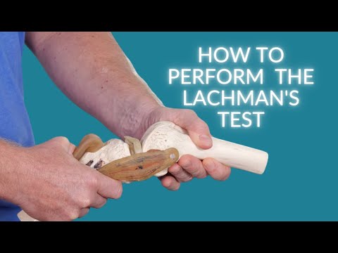How to perform the Lachman's test for Anterior Cruciate Ligament (ACL)