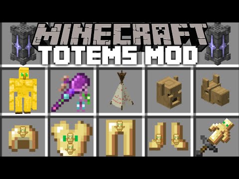 Minecraft TOTEMS MOD / BUILD BRAND NEW TOTEM ARMORS AND WEAPONS !! Minecraft Mods