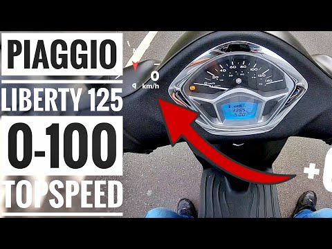 PIAGGIO Liberty 125 2025 | 0-100 | Topspeed | GPS