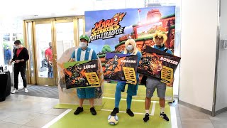 Mario Strikers: Battle League Launch Day at Nintendo NY
