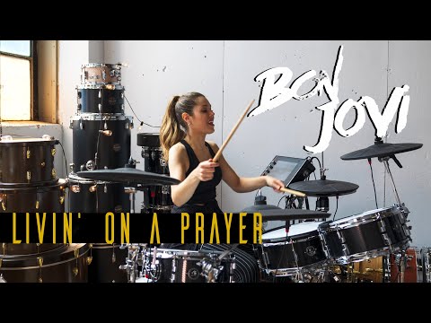 Livin' On a Prayer - Bon Jovi | DRUM COVER Domino Santantonio