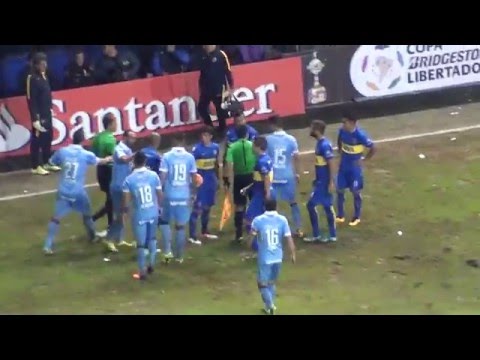 "Boca Bolivar Lib16 / La 12 vino re loca" Barra: La 12 &bull; Club: Boca Juniors