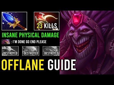 New Offlane Guide Dazzle Crazy Physical Damage with Scepter + Daedalus Epic Pro Immortal Rank Dota 2