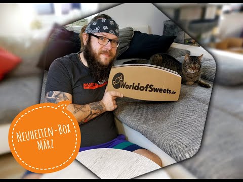 Unboxing WORLD OF SWEETS Neuheitenbox März 2022 - TASTE-TEST Naschis & Chips & Waffeln & LECKER