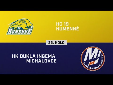 HC 19 Humenné vs HK Dukla Ingema Michalovce 32. kolo Tipos Exraligy