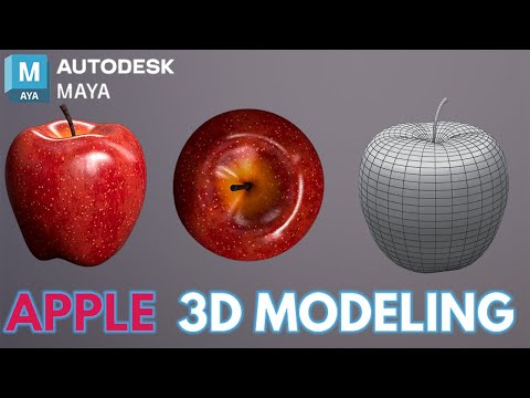 3D Modeling Tutorial: Apple 3D Modeling Tips In Maya |Autodesk Maya