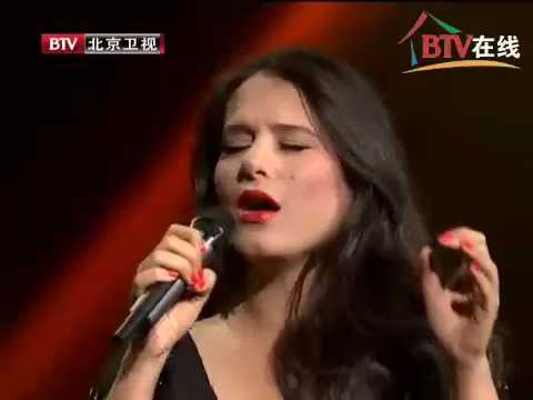 Israeli Singer Miri Mesika performs in Hebrew, Arabic and Chinese