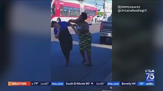 Woman angry over burrito attacks street vendor in south L.A.