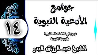 14 - شرح جوامع الأدعية النبوية (اللهم أني أعوذ بك من العجز والكسل) الشيخ عبد الرزاق البدر image