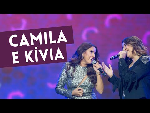 Camila Caetano e Kivia Pascoal cantam "Choram as Rosas" no Faustão