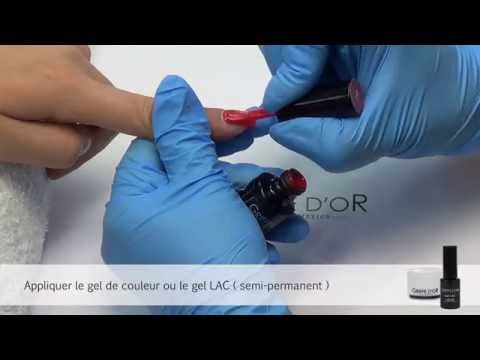 comment poser gel uv couleur